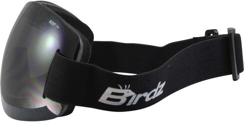 نظارات Birdz Eyewear Starling بدون إطار للقفز بالمظلات للدراجات النارية، زوجان مع عدسات دخانية وصفراء in Kuwait