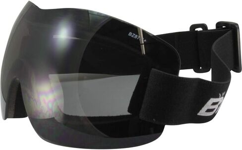 نظارات Birdz Eyewear Starling بدون إطار للقفز بالمظلات للدراجات النارية، زوجان مع عدسات دخانية وصفراء in Kuwait