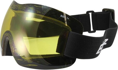 نظارات Birdz Eyewear Starling بدون إطار للقفز بالمظلات للدراجات النارية، زوجان مع عدسات دخانية وصفراء in Kuwait