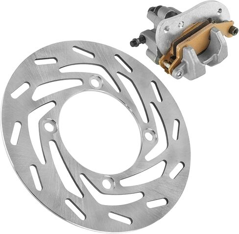 Caltric Front Right Brake Caliper with Disc Rotor Compatible with Yamaha Kodiak 700 YFM700K 4X4 2016-2026 in Kuwait