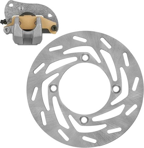 Caltric Front Right Brake Caliper with Disc Rotor Compatible with Yamaha Kodiak 700 YFM700K 4X4 2016-2026 in Kuwait