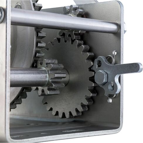 CURT 29526 Hand-Crank 2-Speed Winch, 2,600 lbs, 5.1:1 High, 12.7:1 Low Gear Ratio, 10.6" Handle in Saudi Arabia
