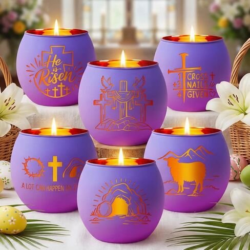 6 Pcs Valentines Candle Holders Love Glass Tealight Votive Candle Holder for Table Centerpiece Valentine's Day Wedding Party Decoration Home Tabletop Decor Gift in Saudi Arabia