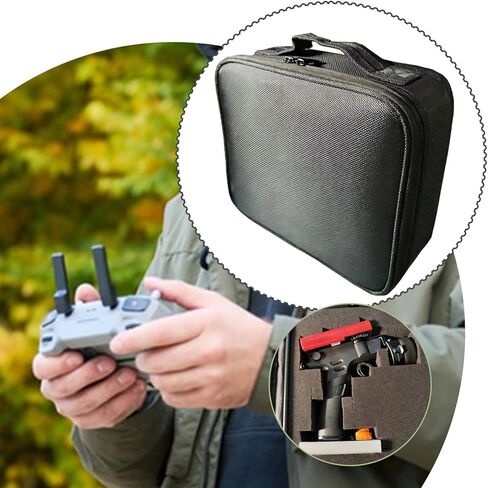 RC Controller Storage Bag Black DIY Adjustable Foam Shock Absorb Protection in Saudi Arabia