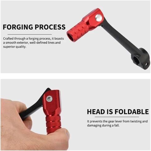 Motorcycle Gear Shift Lever for Honda CT125 Hunter Cub, Foldable Aluminum Alloy Shift Lever Durable Peg Shifter Lever Accessories in Saudi Arabia