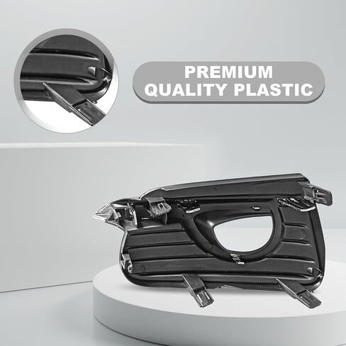 Front Left And Right Side Fog Light Cover Grill With Chrome Trim For 2014 2015 2016 2017 Infiniti Q50 2.0L 3.5L 3.0L 3.7L in Kuwait