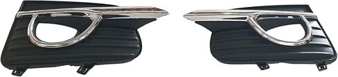 Front Left And Right Side Fog Light Cover Grill With Chrome Trim For 2014 2015 2016 2017 Infiniti Q50 2.0L 3.5L 3.0L 3.7L in Kuwait