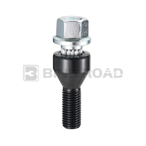 أقفال حافة مسمار العجلة القابلة للقفل M12 X 1.5 متوافقة مع BMW 128i 325i 328i 335i 525i 528i 550i 650i Z4 (يستبدل 36136786419) in Kuwait