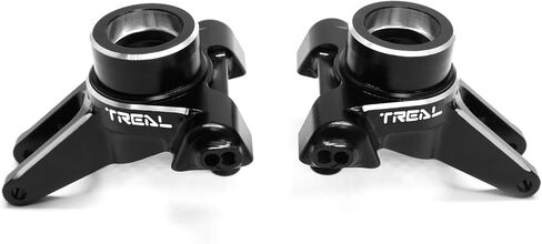 كتلة المحاور الخلفية TREAL Aluminium 7075 (2) لـ Arrma 1/8 Mojave 4X4 4S BLX (أسود) in Kuwait