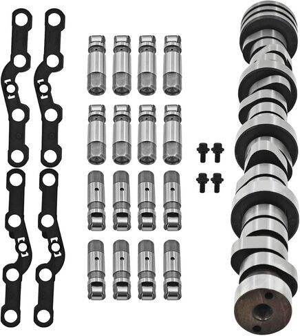 201-300-17 Camshaft and 5038784AD Lifters MDS Delete 5.7L Hemi Kit Fit for Dodge Ram 1500 2500 3500 Challenger Charger for Chrysler 300 for Jeep Commander Grand Cherokee 2009-2019 V8 AWD RWD Non-MDS in Kuwait