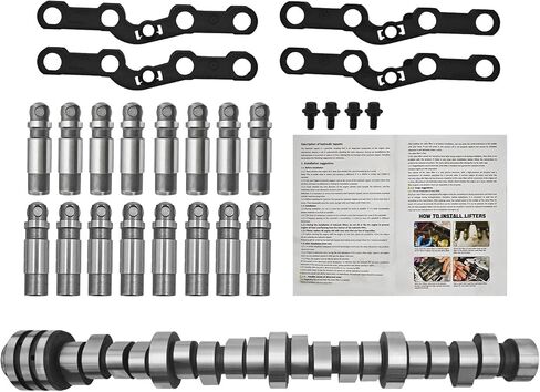 201-300-17 Camshaft and 5038784AD Lifters MDS Delete 5.7L Hemi Kit Fit for Dodge Ram 1500 2500 3500 Challenger Charger for Chrysler 300 for Jeep Commander Grand Cherokee 2009-2019 V8 AWD RWD Non-MDS in Kuwait