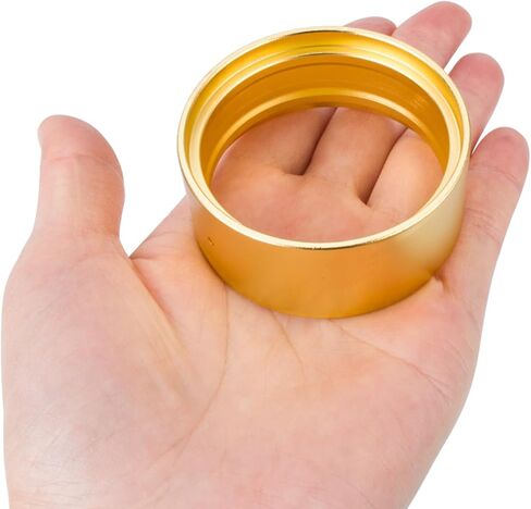 1.9 beadlock Rings Brass Coating Ring Metal Wheel Counterweight for 1/10 TRX4 TRX6 Axial SCX10 Redcat GEN7 GEN8 RC Crawler Car 1.9 Wheel Rim Upgrade (4PCS) in Kuwait