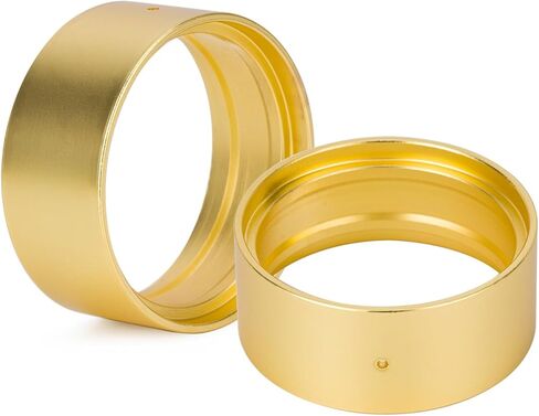 1.9 beadlock Rings Brass Coating Ring Metal Wheel Counterweight for 1/10 TRX4 TRX6 Axial SCX10 Redcat GEN7 GEN8 RC Crawler Car 1.9 Wheel Rim Upgrade (4PCS) in Kuwait