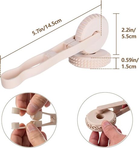 Clay Texture Rollers, 6 Patterns Clay Sculpting Tools, Clay Roller Set for Modeling, Painting, Pottery & Crafting in Saudi Arabia