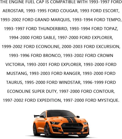 غطاء زيت بديل لغطاء حشو زيت المحرك 80991 لنماذج Ford Lincoln Mercury لـ F250 F350 F450 E150 E250 E350 Ranger Mustang Explorer Taurus Windstar Grand Marquis، EP5Z-6766-A، EC-787 in Kuwait