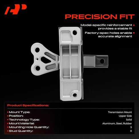 A-Premium Upper Transmission Mount Compatible with Chevrolet Spark 2013 2014 2015 1.2L, Automatic Transmission in Kuwait