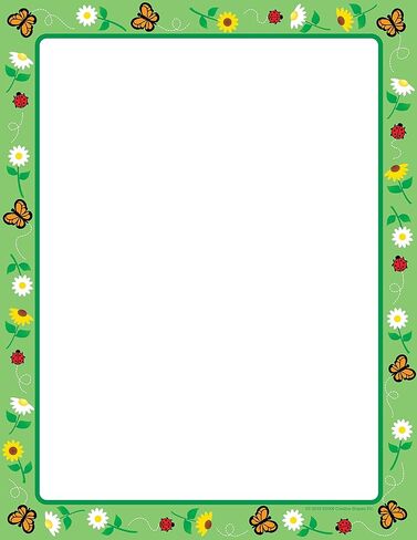 Designer Paper - Spring - 50 Sheet Pkg. Great for Spring Flyers, Writing School Letters, Motivation, Invitations, Flyers or Office Notes, Invitations & Printing Supplies in Kuwait