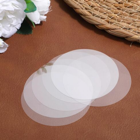 200 Pcs Clear Badge Film for 58mm Badge Circle Transparent Protective Film Button Pin Maker with Circle Mylars Plastic Cover Badges Protective Films for Button Maker DIY Arts Crafts (58mm) in Kuwait