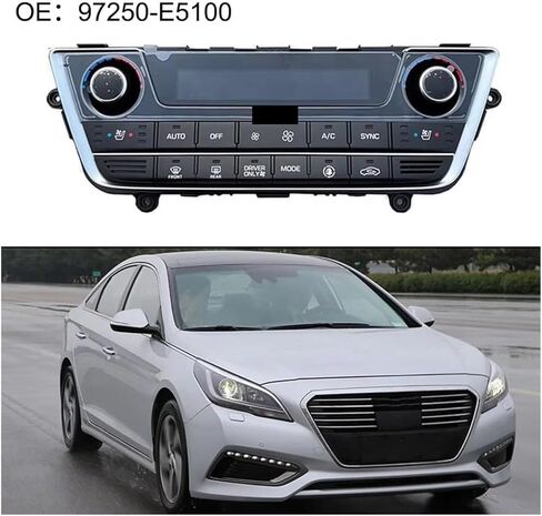 التحكم في المناخ مفتاح الهواء لشركة هيونداي لسوناتا LF 97250E5100 97250-E5100 لوحة تكييف هواء السيارات وحدة التحكم وحدة تحكم Con التبديل in Kuwait