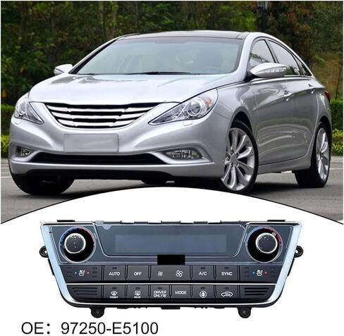 التحكم في المناخ مفتاح الهواء لشركة هيونداي لسوناتا LF 97250E5100 97250-E5100 لوحة تكييف هواء السيارات وحدة التحكم وحدة تحكم Con التبديل in Kuwait