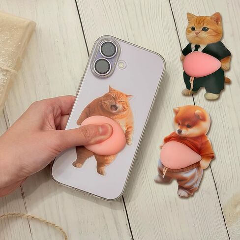 12 قطعة 3 D-Effect Shiba Inu ملصق لبطن الكلب والقط من السيليكون الناعم المضاد للتصادم، ملصق اسفنجي لطيف لباب السيارة والأثاث الجداري وخزانة الهاتف والثلاجة وديكور المنزل in Kuwait