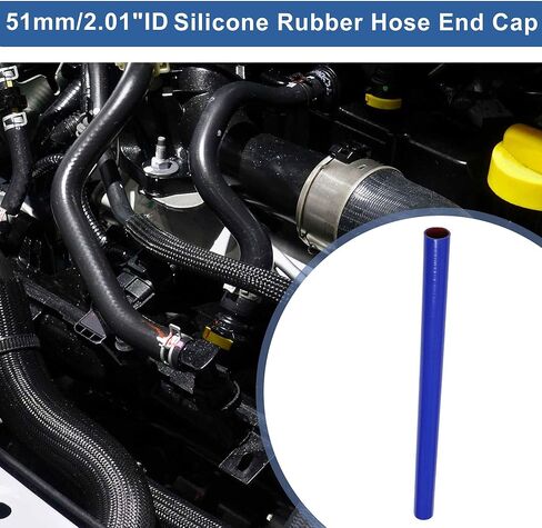 ACROPIX 51mm 2" Straight Coupler Silicone Hose 4-Ply Reinforced Thickness 914mm 3 Feet Length for Turbo Intercooler Intake Rubber Hose Air Intake Intercooler Piping Tube Blue in Kuwait