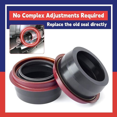 2Pcs 15661460 Transfer Case Rear Output Shaft Seal Replacement for Chevrolet Blazer 1997-2002 For C1500 1991-1996 for C3500 1990-1992 for GMC C2500 1992-2000 for K3500 1990-1993 and more in Kuwait
