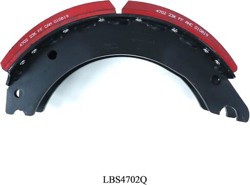 طقم صندوق أحذية الفرامل 4702Q الجديد لـ Meritor Q Plus 15 بوصة × 4 بوصة 23K GAWR مع قطعتين من أحذية الفرامل المبطنة (المرجع # 4702Q) ومجموعة إصلاح الفرامل قطعة واحدة (المرجع # E9064) - بديل لـ OTR4702QRED XKEG4702QP E9064 KIT8824HD in Kuwait