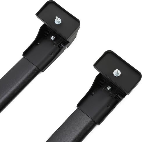ECOTRIC Cross Bar متوافق مع 2010-2024 Mitsubishi Outlander Sport/ASX حامل السقف على السطح حقيبة البضائع حامل الأمتعة الألومنيوم الأسود in Kuwait