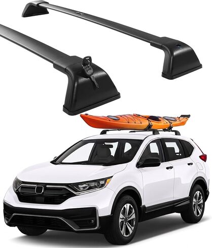 Roof Rack Cross Bars for 2012-2022 Honda CRV CR-V with Naked Roof, Heavy Duty Aluminum Cargo Crossbars with Metal Lock, Low Wind Noise, 265 LBS Load Capacity for Kayak Bike Cargo Box in Saudi Arabia