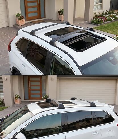 Roof Rack Cross Bars for 2012-2022 Honda CRV CR-V with Naked Roof, Heavy Duty Aluminum Cargo Crossbars with Metal Lock, Low Wind Noise, 265 LBS Load Capacity for Kayak Bike Cargo Box in Saudi Arabia