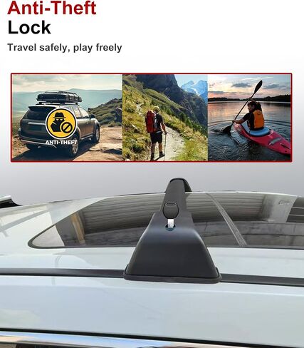 Roof Rack Cross Bars for 2012-2022 Honda CRV CR-V with Naked Roof, Heavy Duty Aluminum Cargo Crossbars with Metal Lock, Low Wind Noise, 265 LBS Load Capacity for Kayak Bike Cargo Box in Saudi Arabia