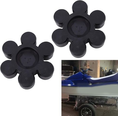 aqxreight Rubber Damper Coupler,Motor Shaft High Performance Vibration Damping Shock Absorption Coupling for Waverunner III 650 Superjet 650 WaveBlaster 700 Black 2PCS in Kuwait
