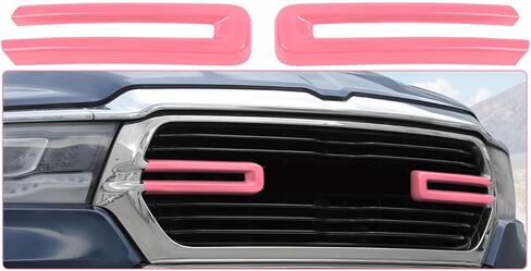 for RAM Front Bumper Grille Side Trim Cover Fit for RAM 2018+ Pink Exterior Accessories 2pcs in Kuwait