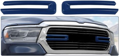 for RAM Front Bumper Grille Side Trim Cover Fit for RAM 2018+ Pink Exterior Accessories 2pcs in Kuwait