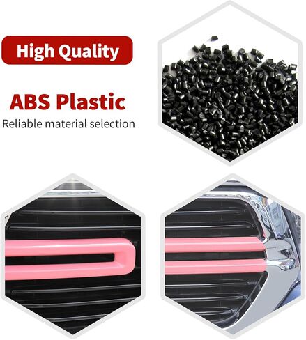 for RAM Front Bumper Grille Side Trim Cover Fit for RAM 2018+ Pink Exterior Accessories 2pcs in Kuwait