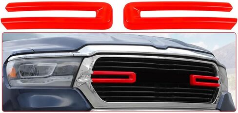 for RAM Front Bumper Grille Side Trim Cover Fit for RAM 2018+ Pink Exterior Accessories 2pcs in Kuwait