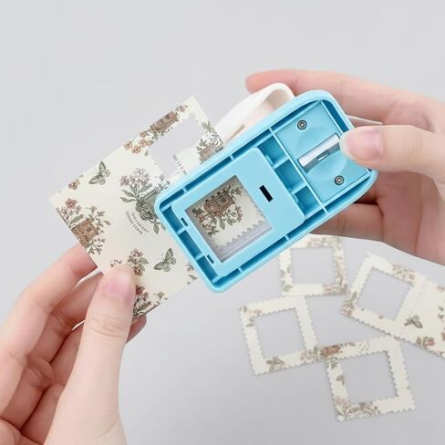 Rectangular Stamp Puncher, 1"x0.8" Inch Stamp Cutter with Smooth Lever Action, Stamp Shaped Paper Punch for Paper Crafting Scrapbooking DIY Card Making and Tag Decorations in Saudi Arabia