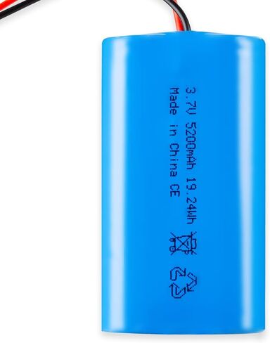 3.7V 5200mAh JST-PH 2.0 2-Pin Battery Rechargeable Battery 3.7-Volt Lithium Batteries for RC Toys Lighting, and DIY Projects in Kuwait