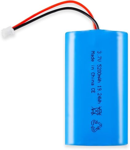 3.7V 5200mAh JST-PH 2.0 2-Pin Battery Rechargeable Battery 3.7-Volt Lithium Batteries for RC Toys Lighting, and DIY Projects in Kuwait