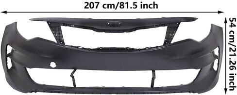 Suitable for Front Bumper Cover Compatible with 2016-2018 Kia Optima EX LX - No Sensor Hole, OEM Replacement Part 86511-D4000 in Kuwait