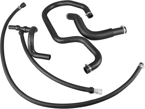 Upper & Lower Radiator Coolant Hose and Engine Heater Inlet & Lower Radiator Outlet Hose Compatible with Cadillac Escalade Chevy Silverado Suburban Tahoe GMC Yukon 2007-2014 Replace 22827731 626-619 in Kuwait