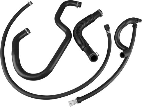 Upper & Lower Radiator Coolant Hose and Engine Heater Inlet & Lower Radiator Outlet Hose Compatible with Cadillac Escalade Chevy Silverado Suburban Tahoe GMC Yukon 2007-2014 Replace 22827731 626-619 in Kuwait