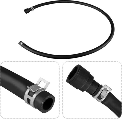 Upper & Lower Radiator Coolant Hose and Engine Heater Inlet & Lower Radiator Outlet Hose Compatible with Cadillac Escalade Chevy Silverado Suburban Tahoe GMC Yukon 2007-2014 Replace 22827731 626-619 in Kuwait