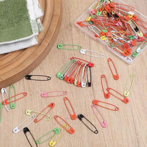 Colored Safety Pins, 100 Pcs 30mm / 1.2 Inch Heavy Duty Quilting Pins Metal Sewing Pin for DIY Crafts, Jewelry Making, Clothing in Kuwait