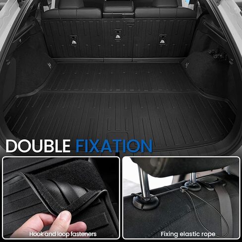 مجموعة سجادات الأرضية لسيارة Lexus RX350/RX350h/RX500h 2023 2024 2025 2026، بطانات أرضية من مادة TPE مناسبة لجميع الأحوال الجوية، سجادة مسند الظهر، سجادة صندوق السيارة، ملحقات حماية عتبة الباب لـ RX350/RX350h/RX500h in Kuwait