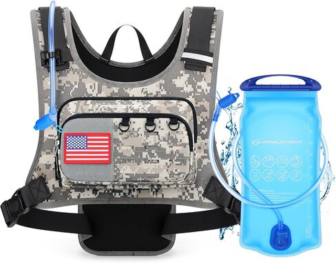 Maelstrom Running Hydration Vest for Men & Women, Lightweight Breathable No Bounce Hydration Backpack with 2L Water Bladder for Marathon, Trail Running, Hiking, Cycling in Kuwait