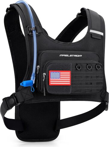Maelstrom Running Hydration Vest for Men & Women, Lightweight Breathable No Bounce Hydration Backpack with 2L Water Bladder for Marathon, Trail Running, Hiking, Cycling in Kuwait