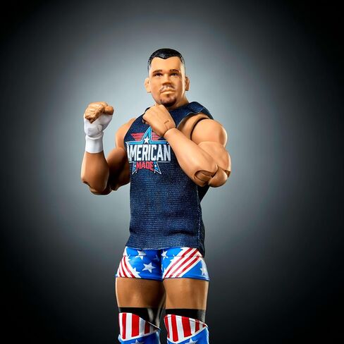 Mattel WWE Elite Action Figure & Accessories، مجموعة السلسلة #122، 6 بوصات Julius Creed القابلة للتجميع مع 25 نقطة مفصلية وأيدي قابلة للتبديل in Kuwait