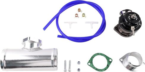 Adjustable Turbo Pressure Relief Valve 25psi With 63mm Or 76mm Flange Pipe Turbo Pressure Relief Valve Adapter L=150mm Modification and upgrade (Red with 76mm pipe) Fit for Performance Engines in Saudi Arabia